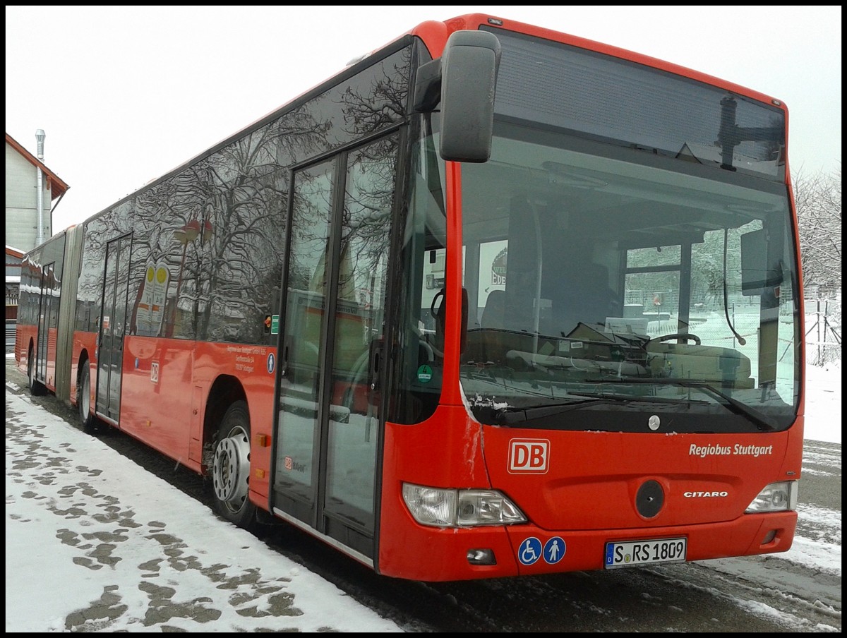 Mercedes Citaro II von Regiobus Stuttgart in Welzheim am 04.02.2013