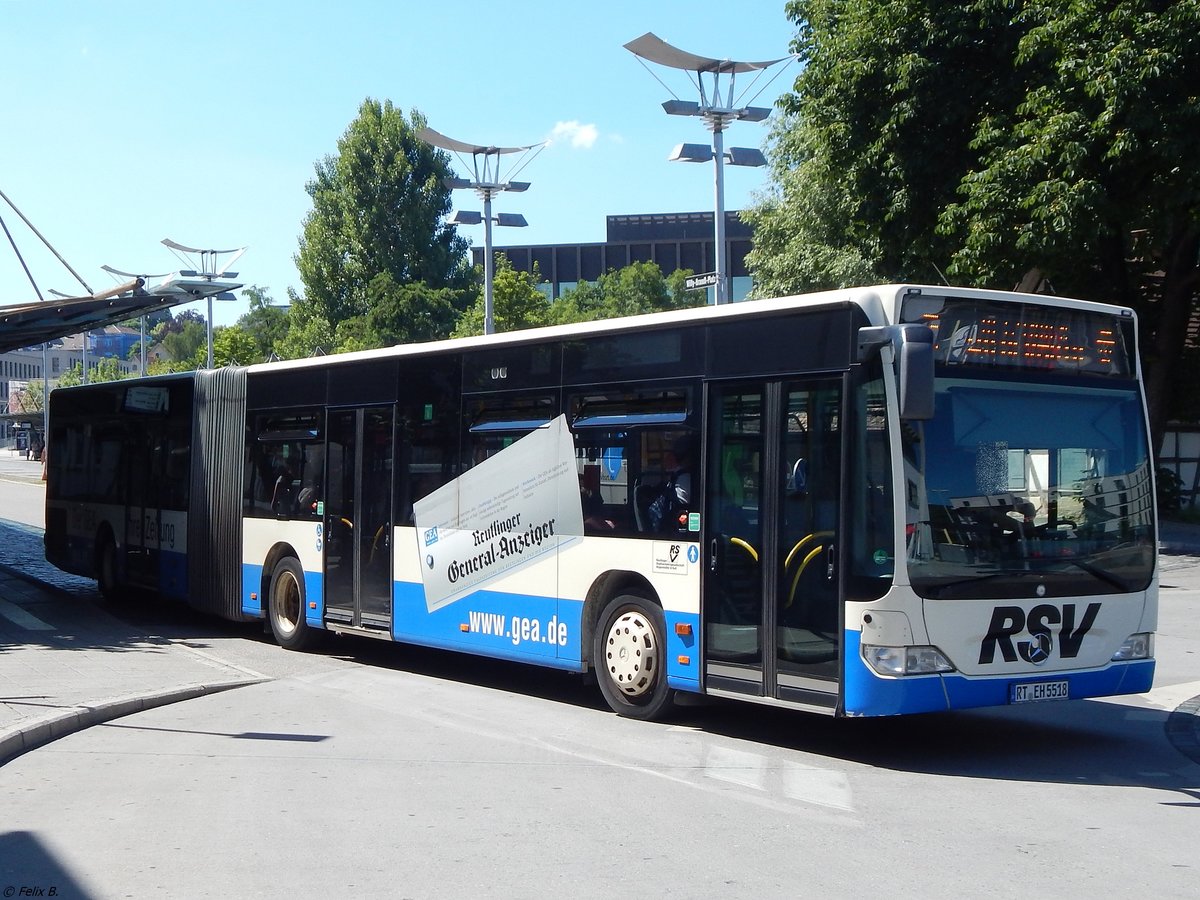 Mercedes Citaro II der Reutlinger Stadtverkehrsgesellschaft (ex Karl Hahn) in Reutlingen am 20.06.2018
