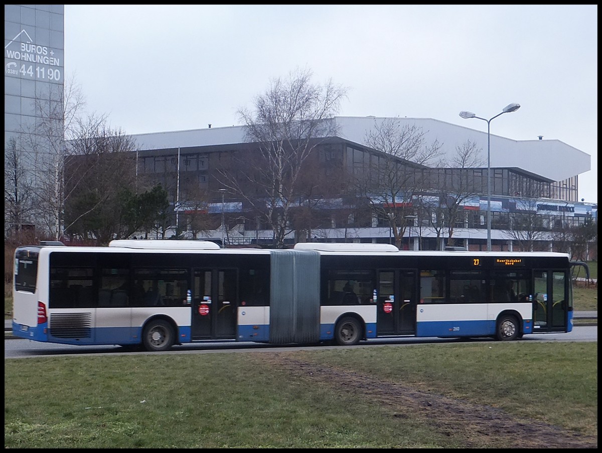 Mercedes Citaro II der Rostocker Straenbahn AG in Rostock am 12.02.2014