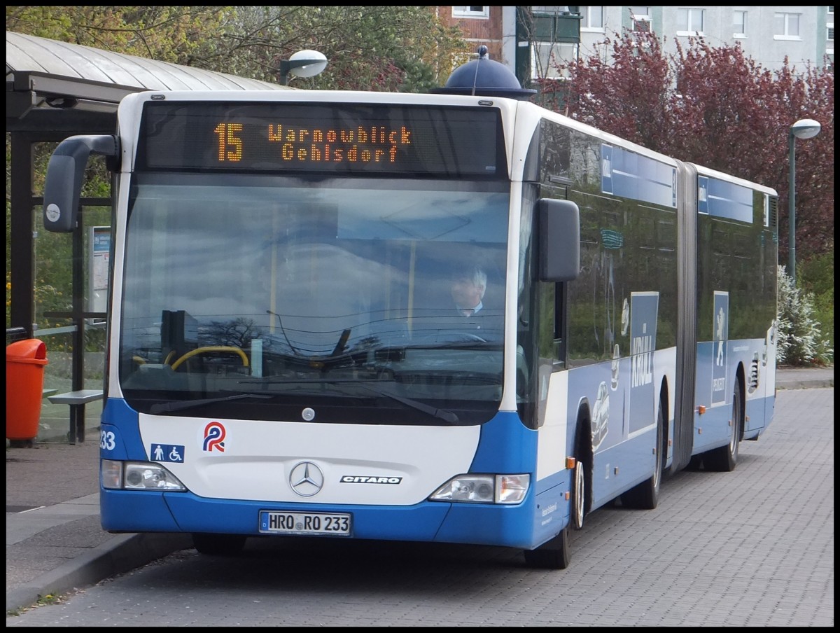 Mercedes Citaro II der Rostocker Straßenbahn AG in Rostock am 13.04.2014