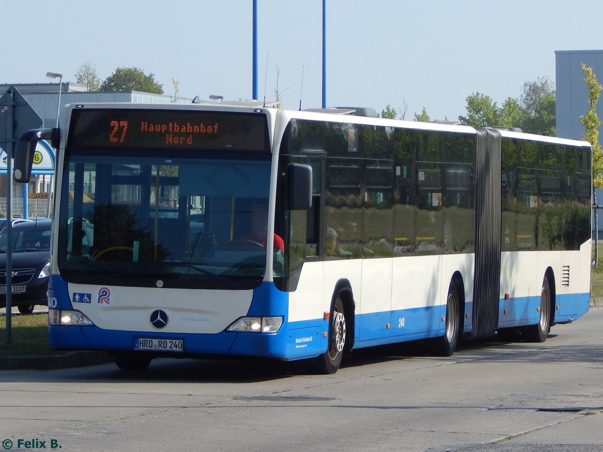 Mercedes Citaro II der Rostocker Straßenbahn AG in Rostock am 14.09.2016