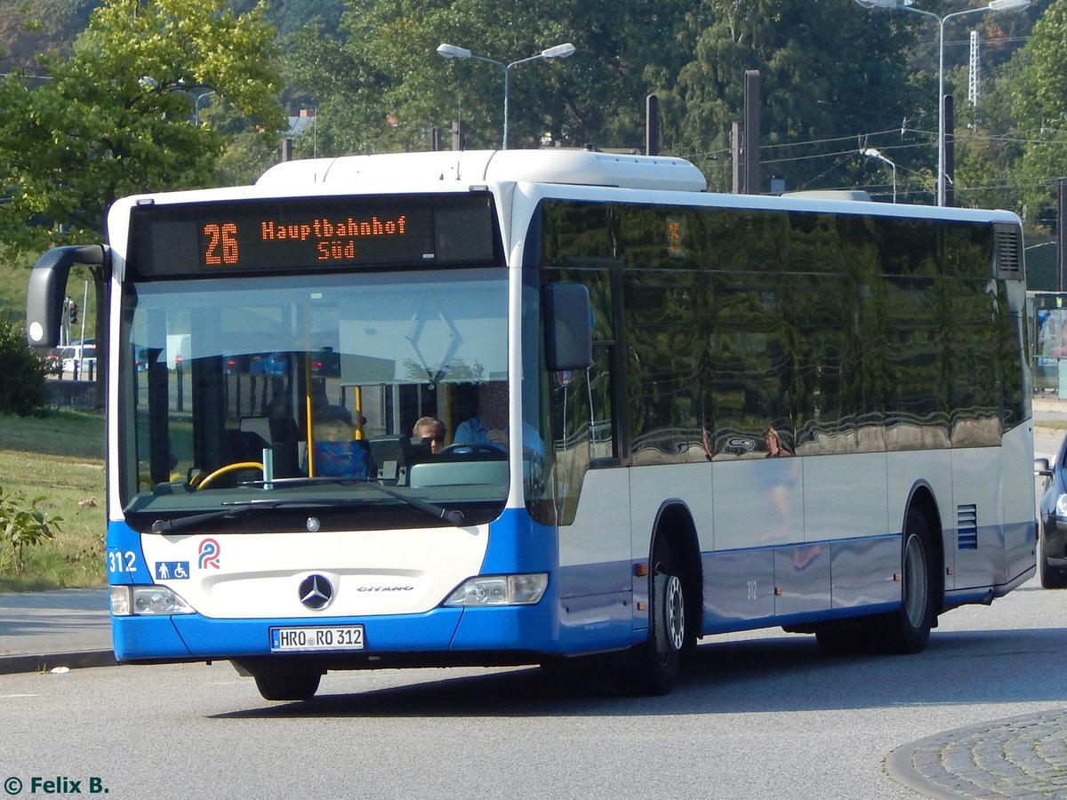 Mercedes Citaro II der Rostocker Straßenbahn AG in Rostock am 14.09.2016