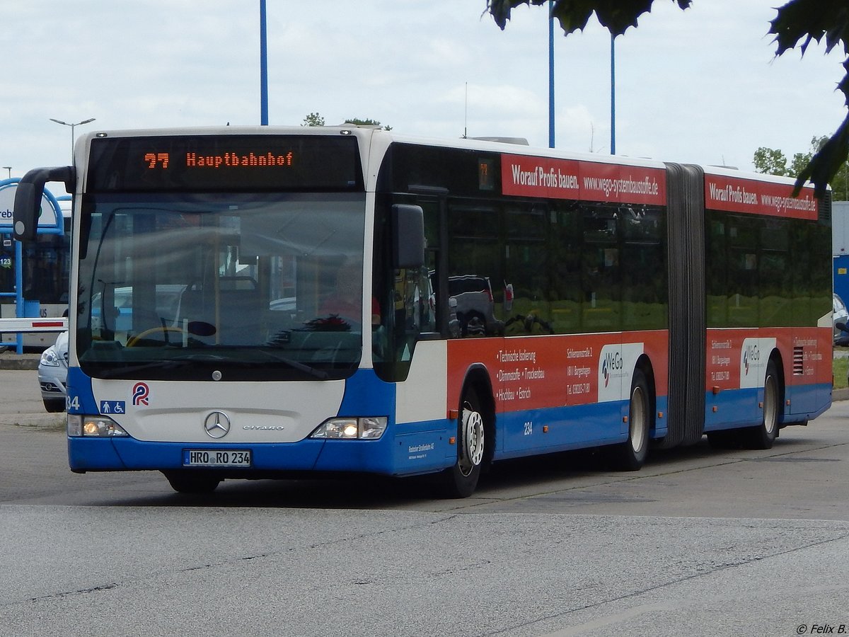 Mercedes Citaro II der Rostocker Straßenbahn AG in Rostock am 27.06.2017