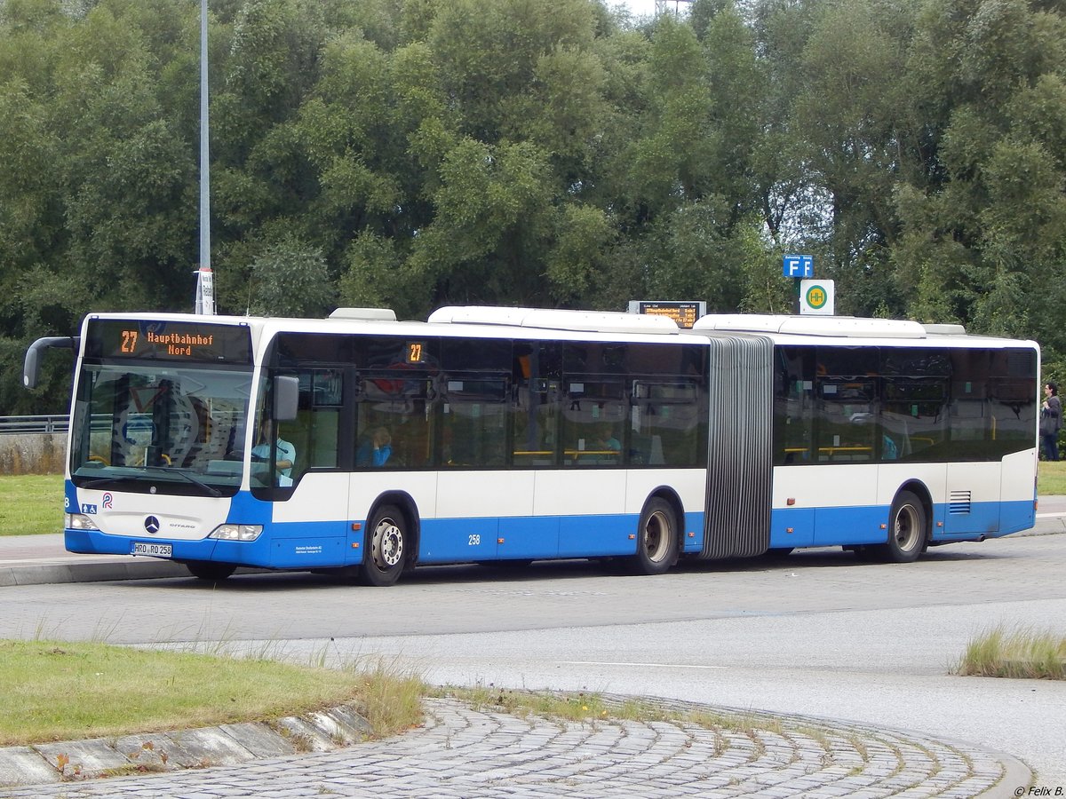 Mercedes Citaro II der Rostocker Straßenbahn AG in Rostock am 07.09.2017
