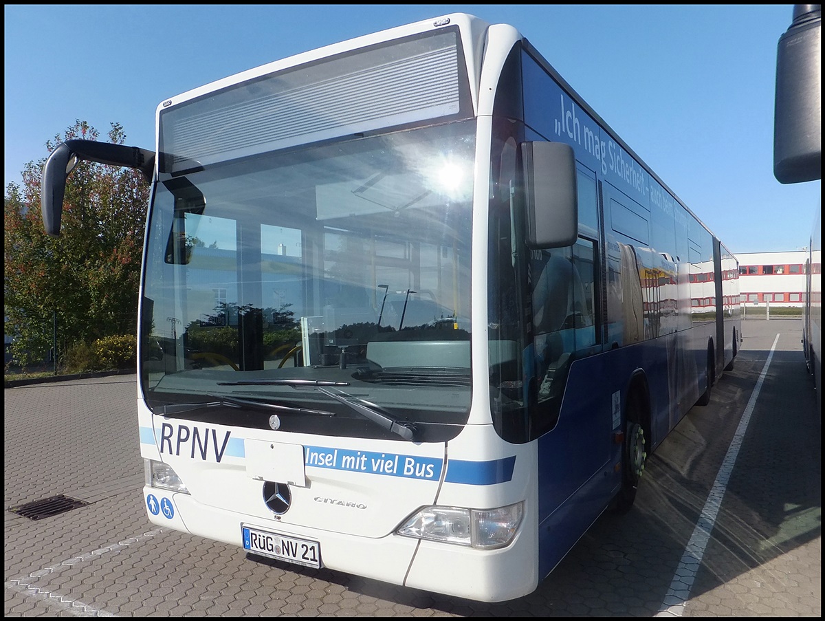 Mercedes Citaro II der RPNV in Bergen am 27.08.2013