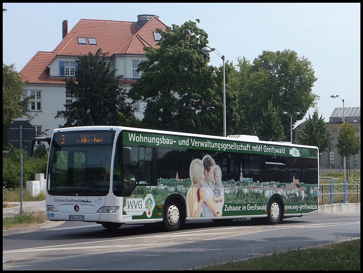 Mercedes Citaro II der Stadtwerke Greifswald in Greifswald am 26.07.2013