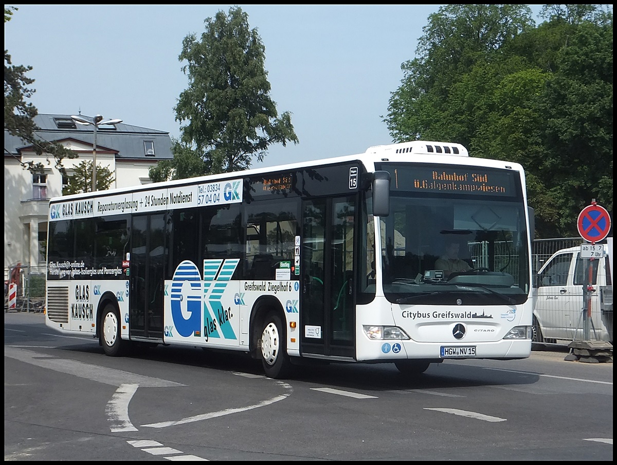 Mercedes Citaro II der Stadtwerke Greifswald in Greifswald am 26.07.2013