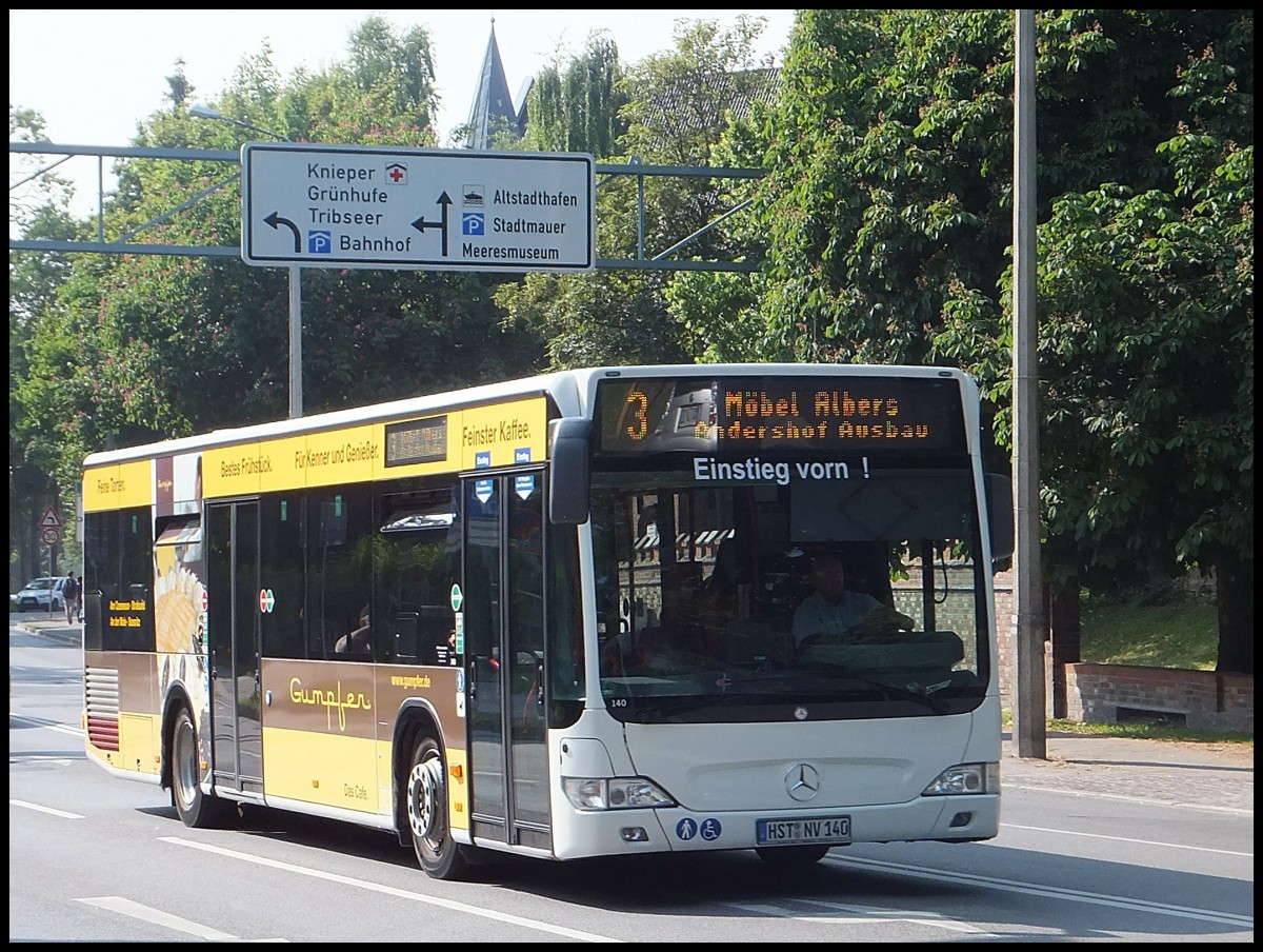 Mercedes Citaro II der Stadtwerke Stralsund in Stralsund am 12.06.2013