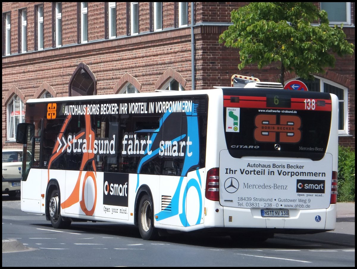 Mercedes Citaro II der Stadtwerke Stralsund in Stralsund am 10.06.2014