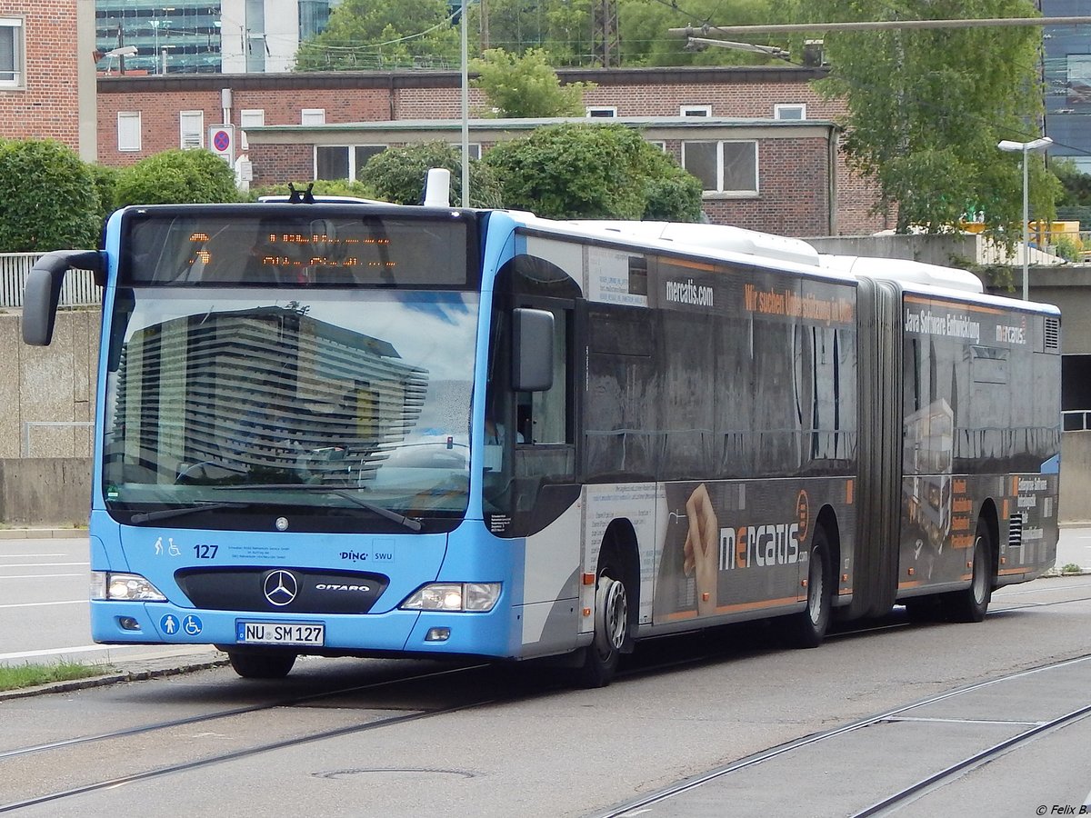 Mercedes Citaro II der SWU in Ulm am 19.06.2018