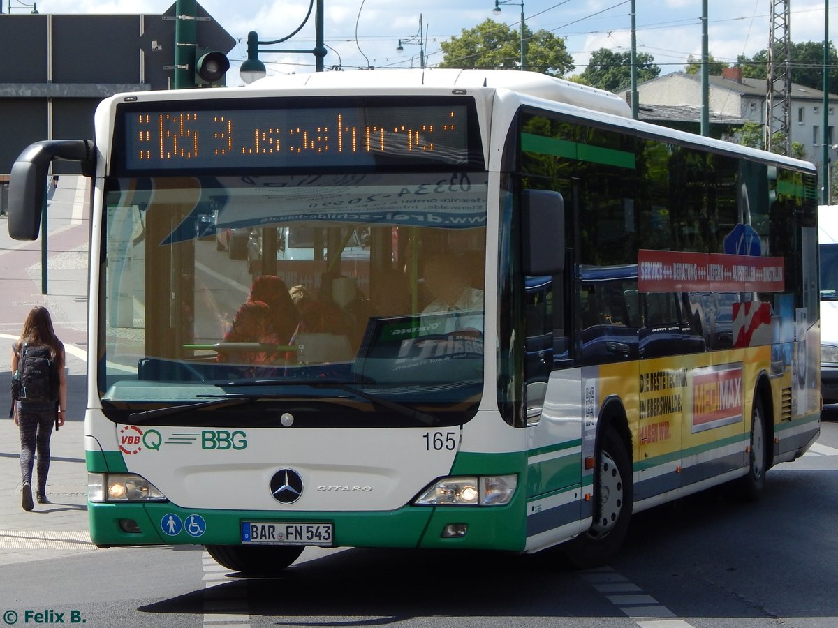 Mercedes Citaro II Ü der Barnimer Busgesellschaft in Eberswalde am 09.06.2016