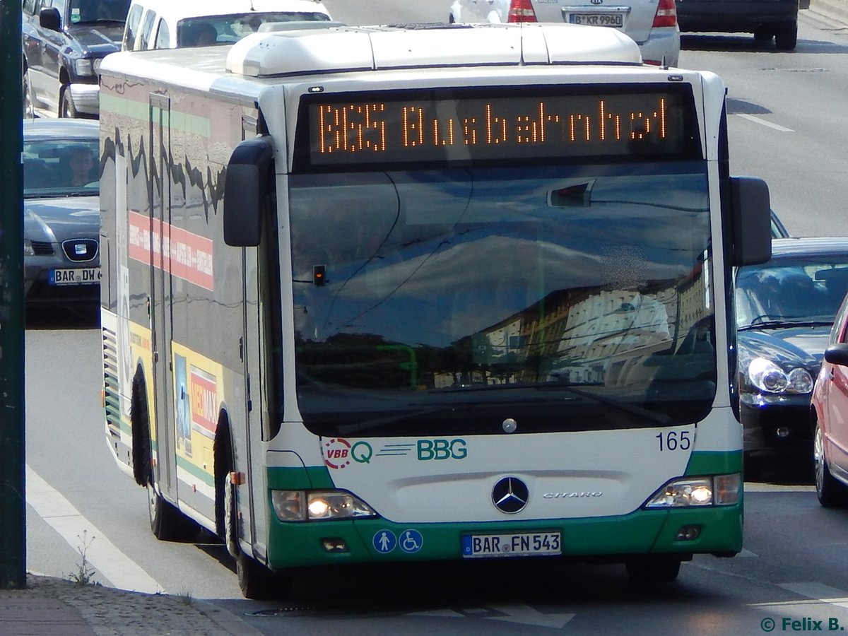 Mercedes Citaro II Ü der Barnimer Busgesellschaft in Eberswalde am 09.06.2016