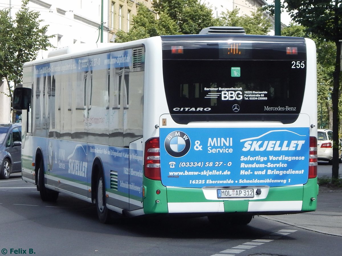 Mercedes Citaro II Ü der Barnimer Busgesellschaft in Eberswalde am 09.06.2016