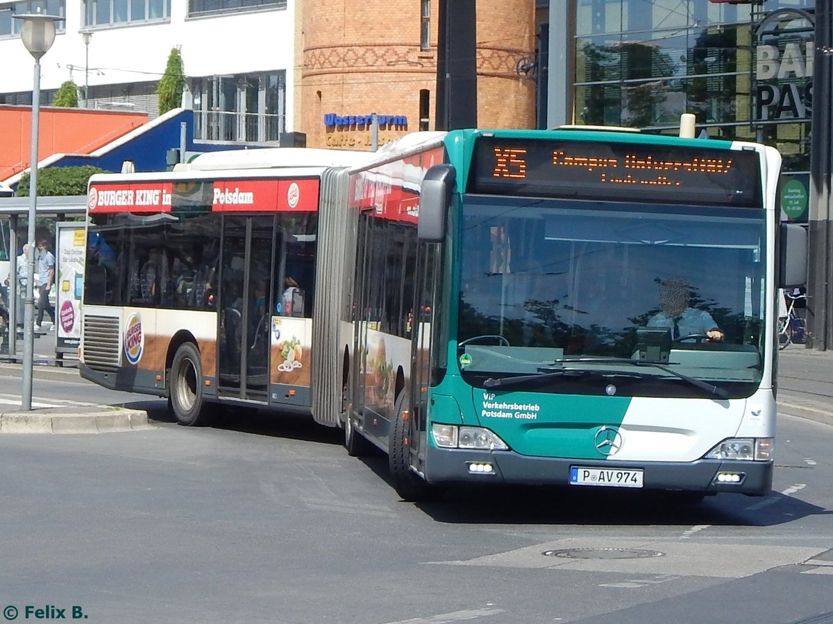 Mercedes Citaro II vom Verkehrsbetrieb Potsdam in Potsdam am 07.06.2015