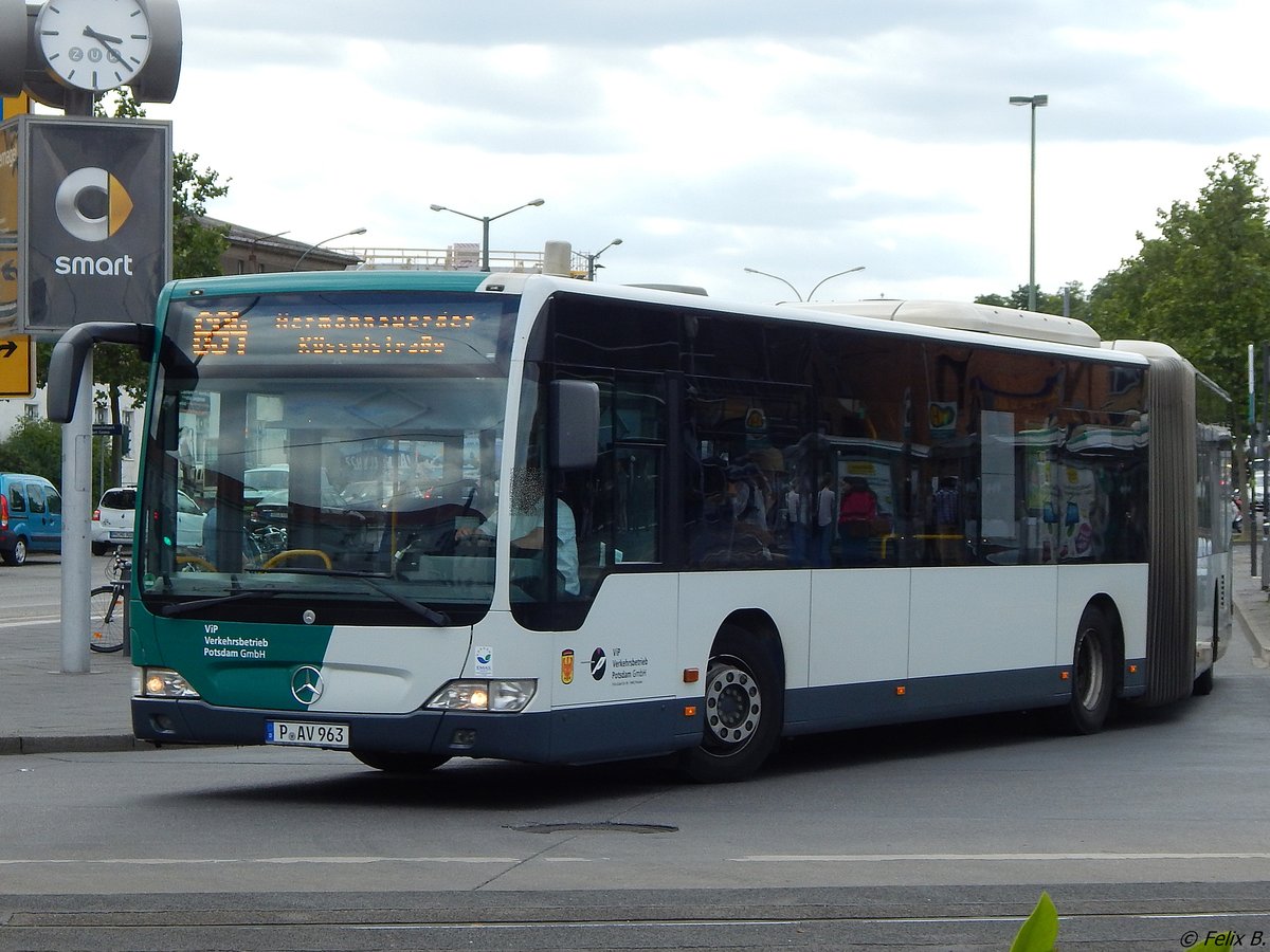 Mercedes Citaro II vom Verkehrsbetrieb Potsdam in Potsdam am 10.06.2016