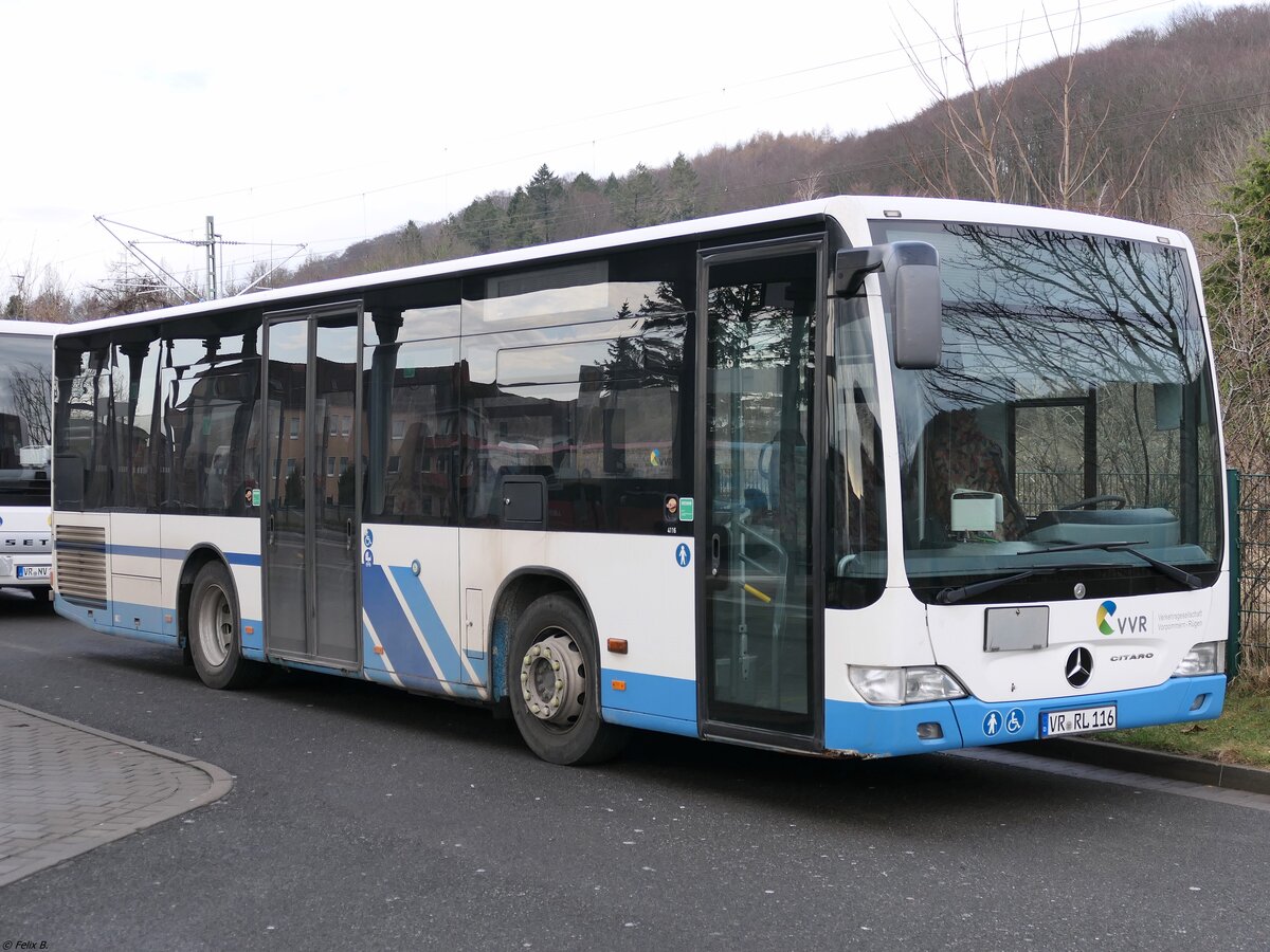 Mercedes Citaro II der VVR in Sassnitz am 16.02.2024
