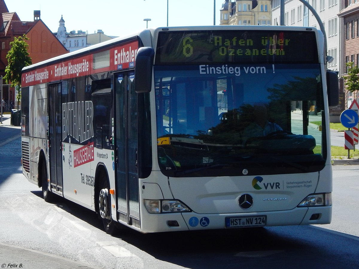 Mercedes Citaro II der VVR in Stralsund am 09.07.2017