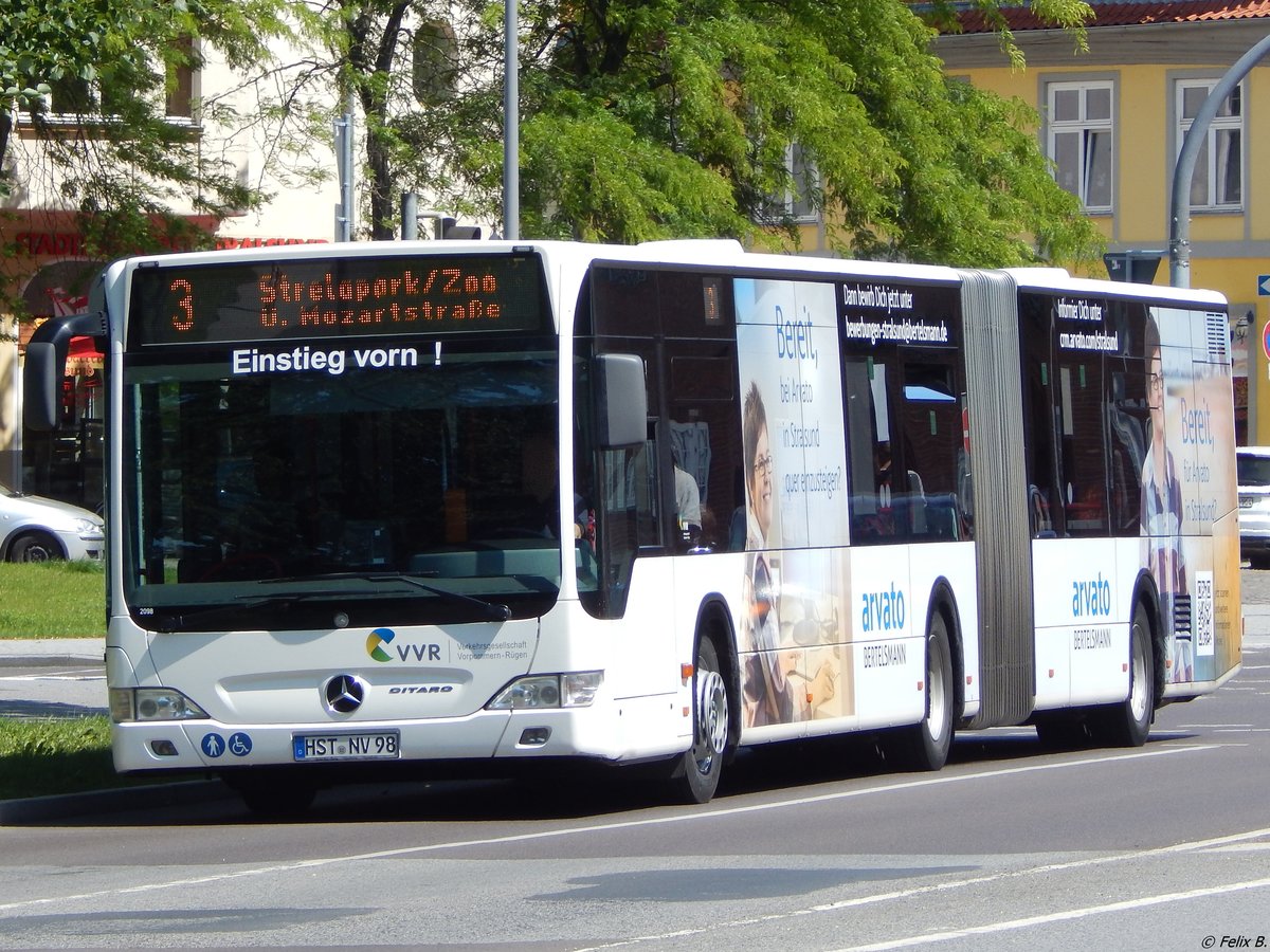 Mercedes Citaro II der VVR in Stralsund am 21.07.2017