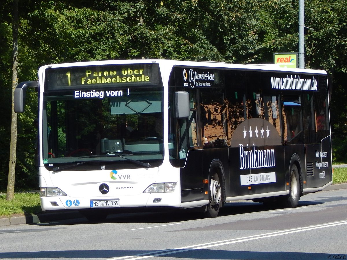 Mercedes Citaro II der VVR in Stralsund am 21.07.2017