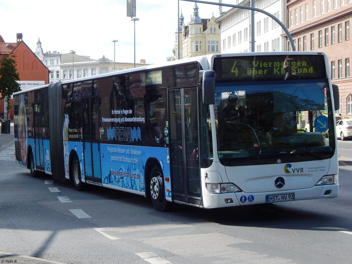 Mercedes Citaro II der VVR in Stralsund am 25.08.2017