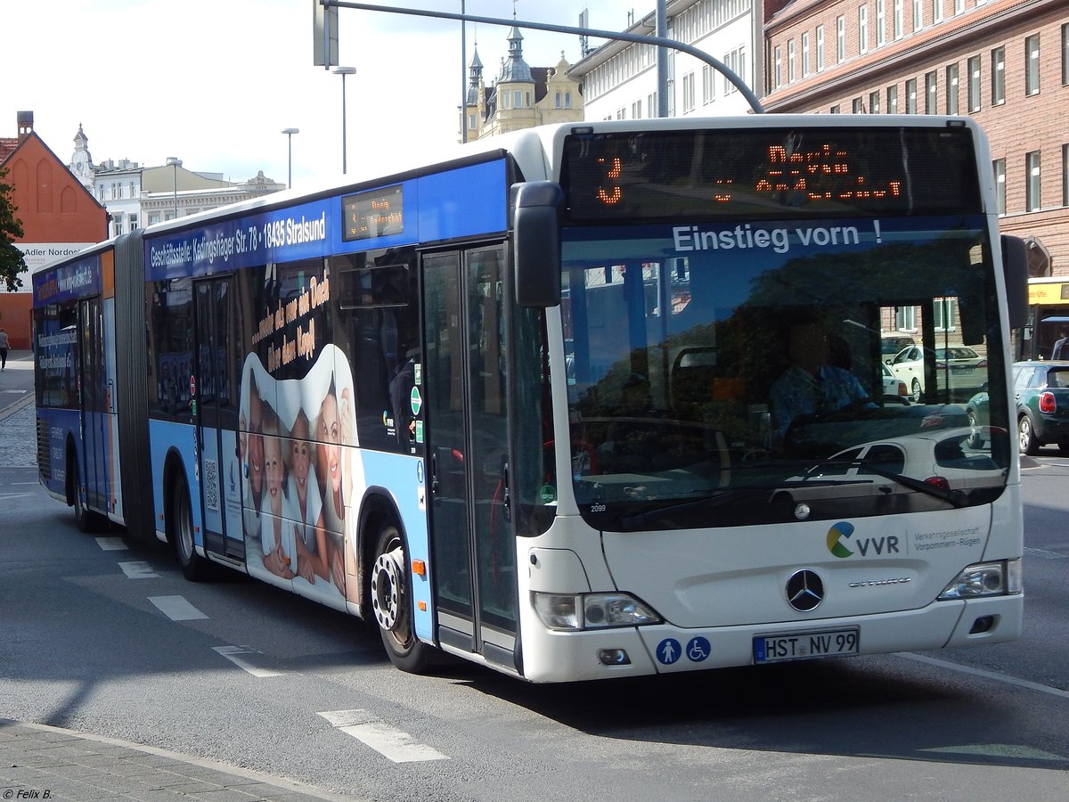 Mercedes Citaro II der VVR in Stralsund am 25.08.2017