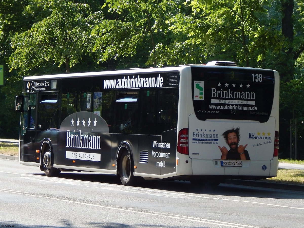 Mercedes Citaro II der VVR in Stralsund am 26.05.2018