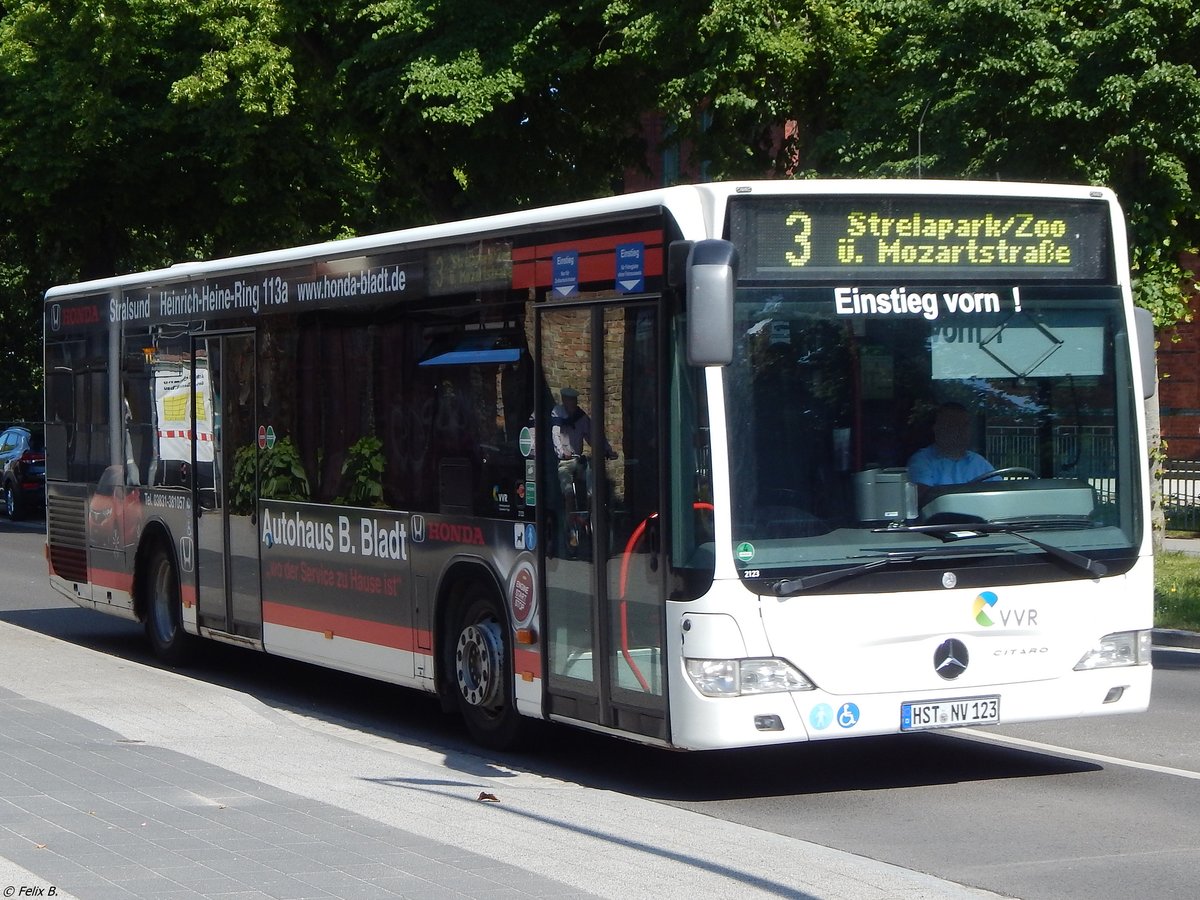 Mercedes Citaro II der VVR in Stralsund am 26.05.2018