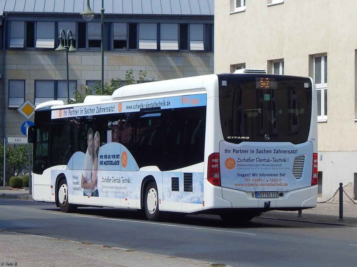 Mercedes Citaro III von Becker-Strelitz Reisen aus Deutschland in Neustrelitz am 26.07.2018