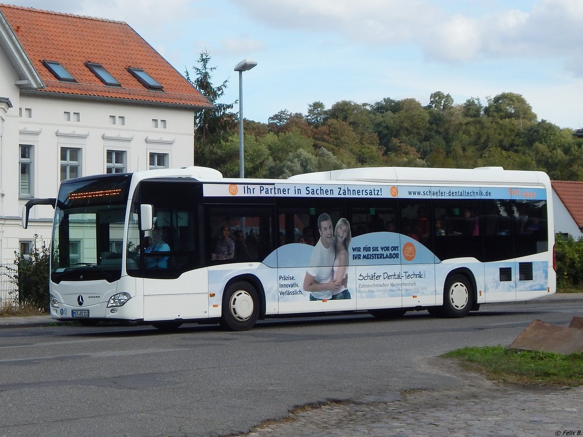Mercedes Citaro III von Becker-Strelitz Reisen aus Deutschland in Burg Stargard am 16.09.2018