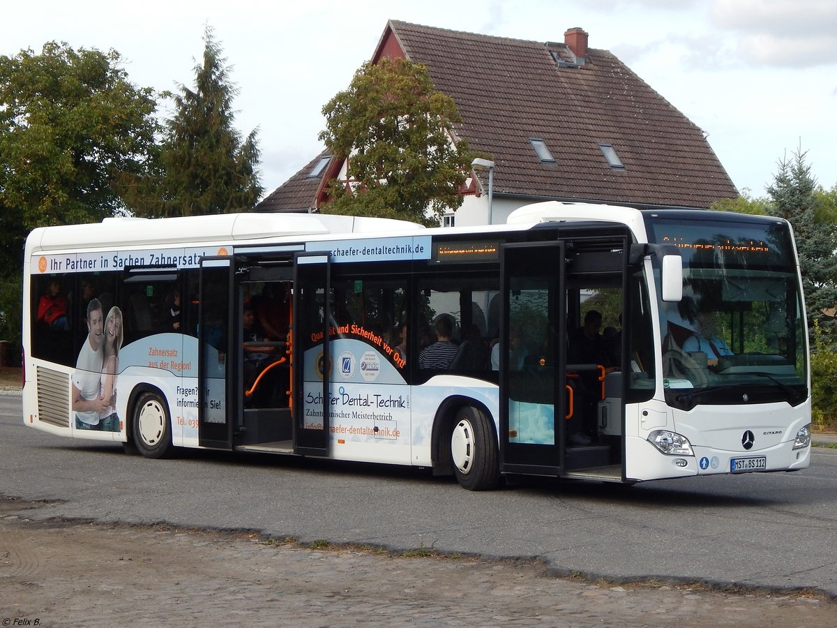 Mercedes Citaro III von Becker-Strelitz Reisen aus Deutschland in Burg Stargard am 16.09.2018