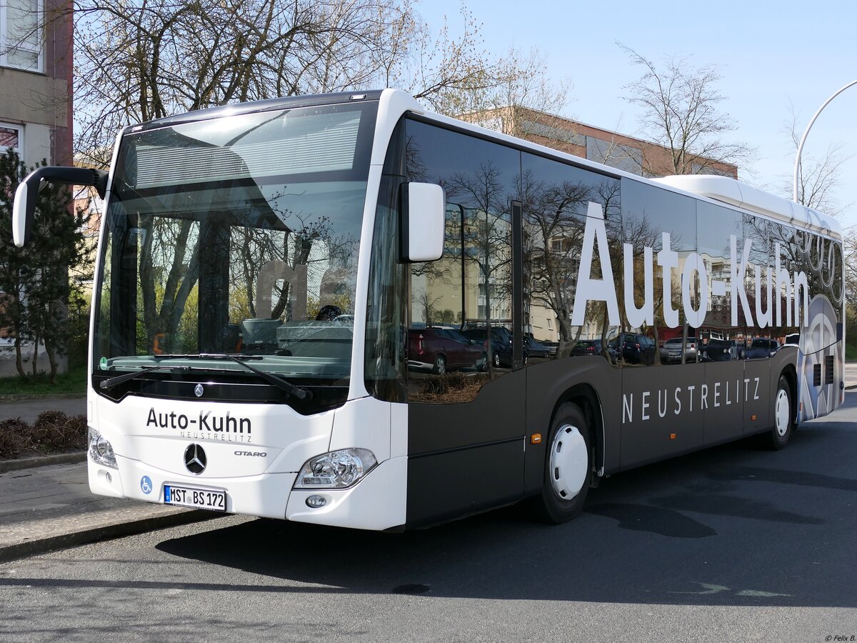 Mercedes Citaro III von Becker-Strelitz Reisen aus Deutschland in Neubrandenburg am 10.04.2020