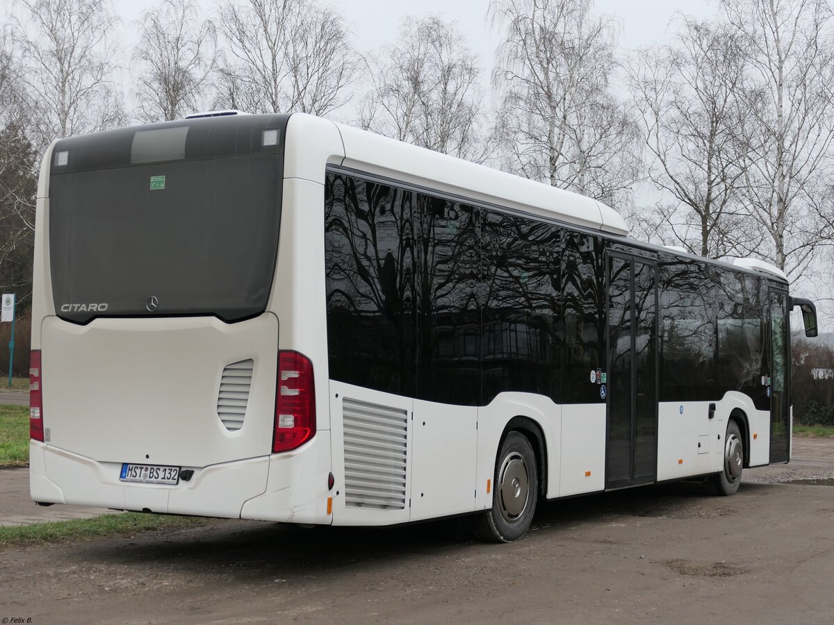 Mercedes Citaro III von Becker-Strelitz Reisen aus Deutschland in Neubrandenburg am 13.01.2022