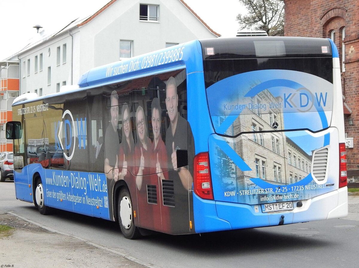 Mercedes Citaro III von Becker-Strelitz Reisen aus Deutschland in Sassnitz am 13.04.2016