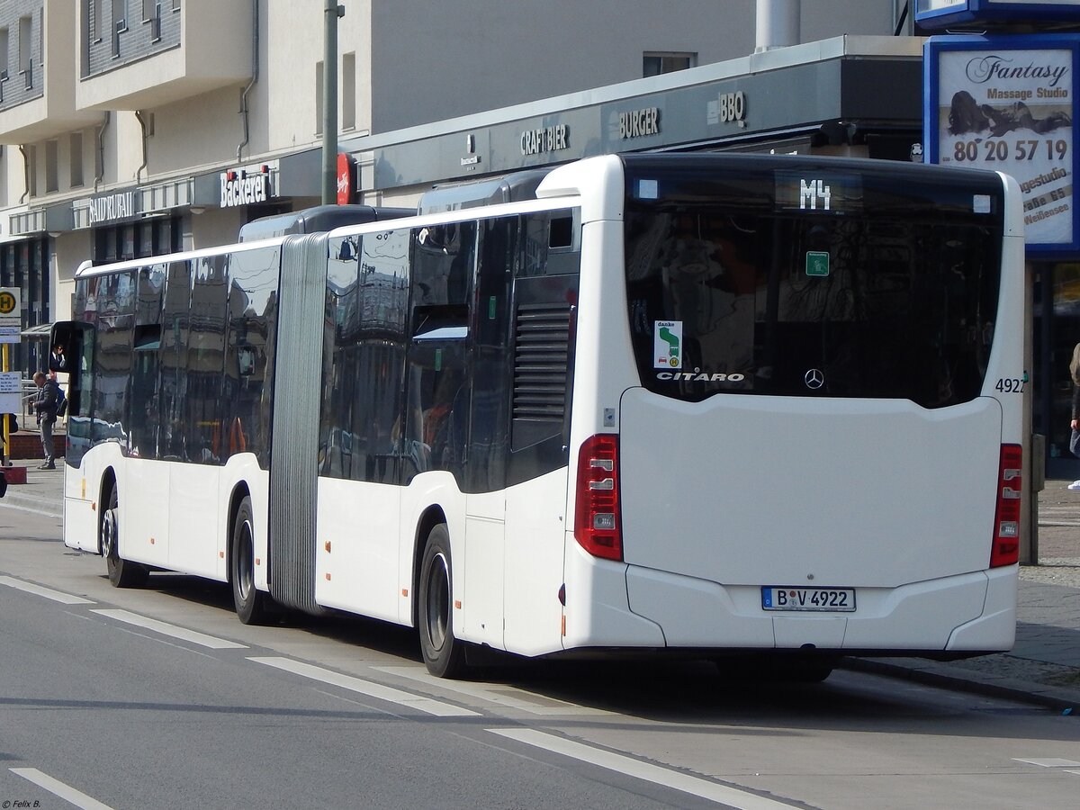 Mercedes Citaro III der BVG in Berlin am 30.03.2019