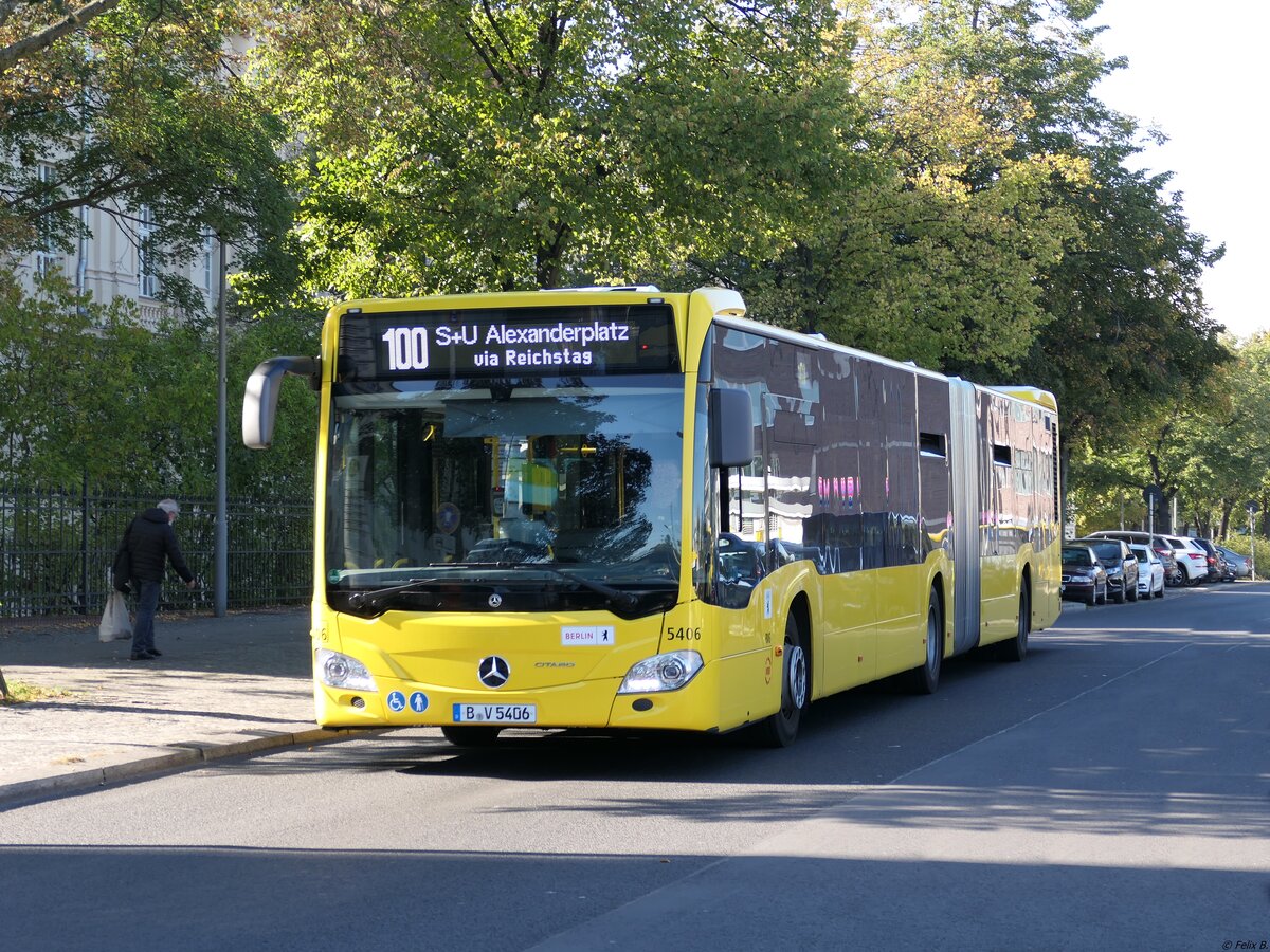 Mercedes Citaro III der BVG in Berlin am 10.10.2021