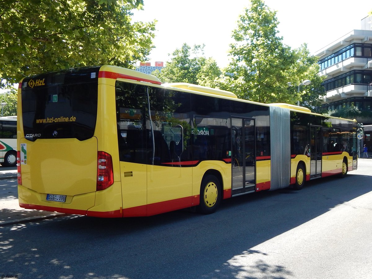 Mercedes Citaro III der Hohenzollerische Landesbahn in Reutlingen am 20.06.2018