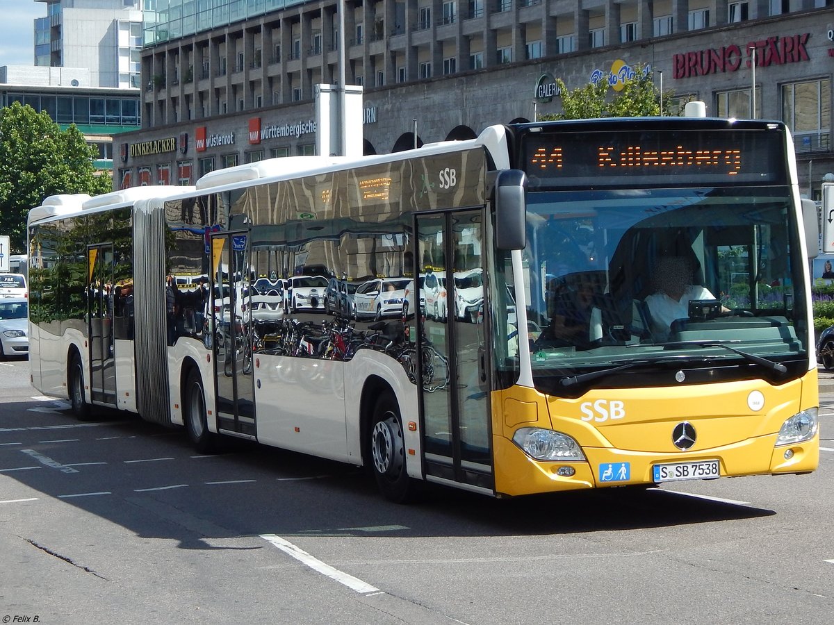 Mercedes Citaro III Hybrid der SSB in Stuttgart am 19.06.2018