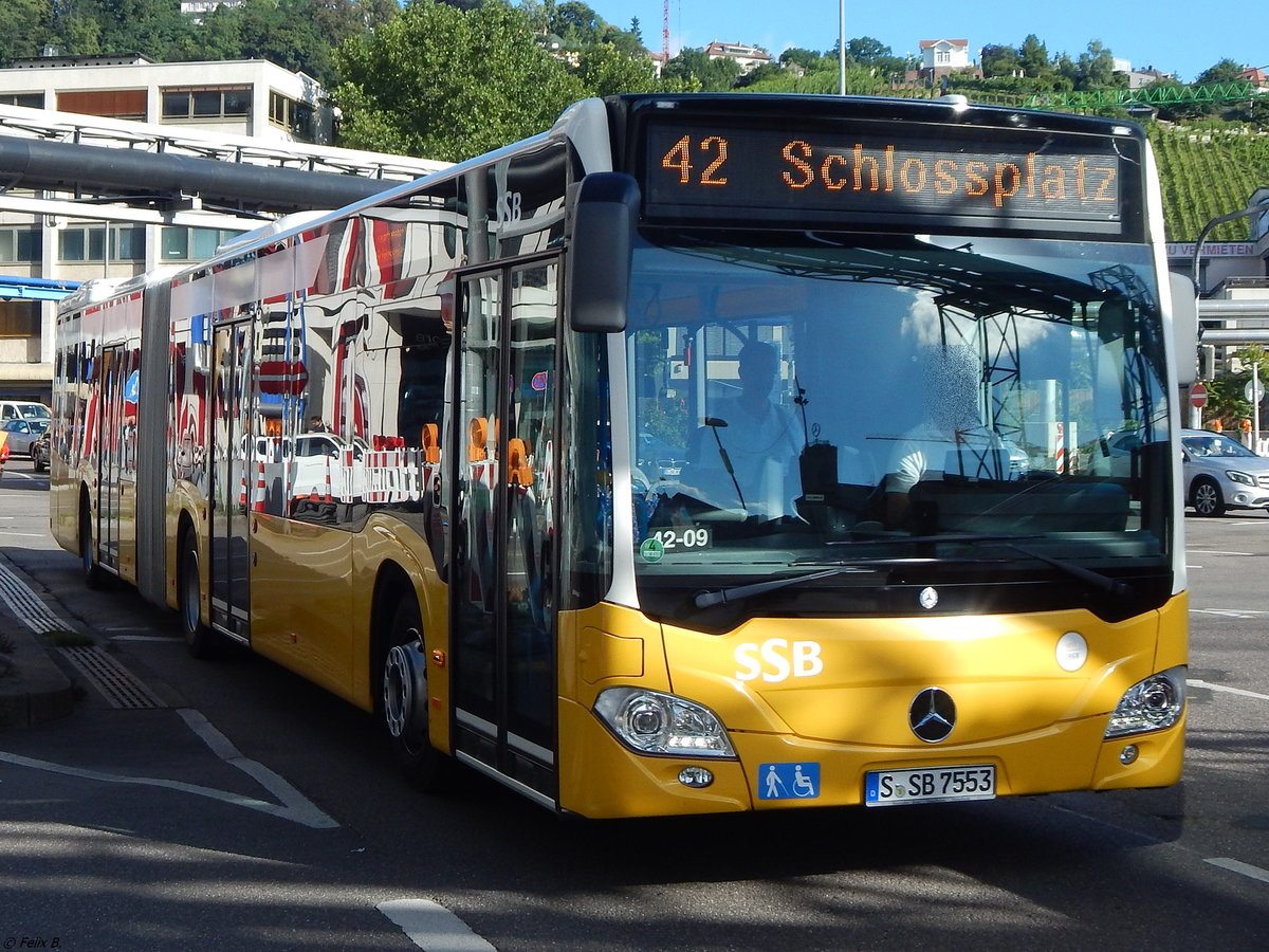 Mercedes Citaro III Hybrid der SSB in Stuttgart am 22.06.2018