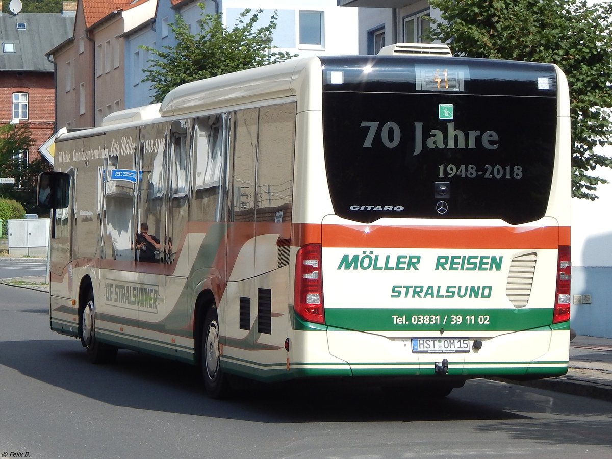 Mercedes Citaro III LE Ü von De Stralsunner aus Deutschland in Sassnitz am 14.08.2018