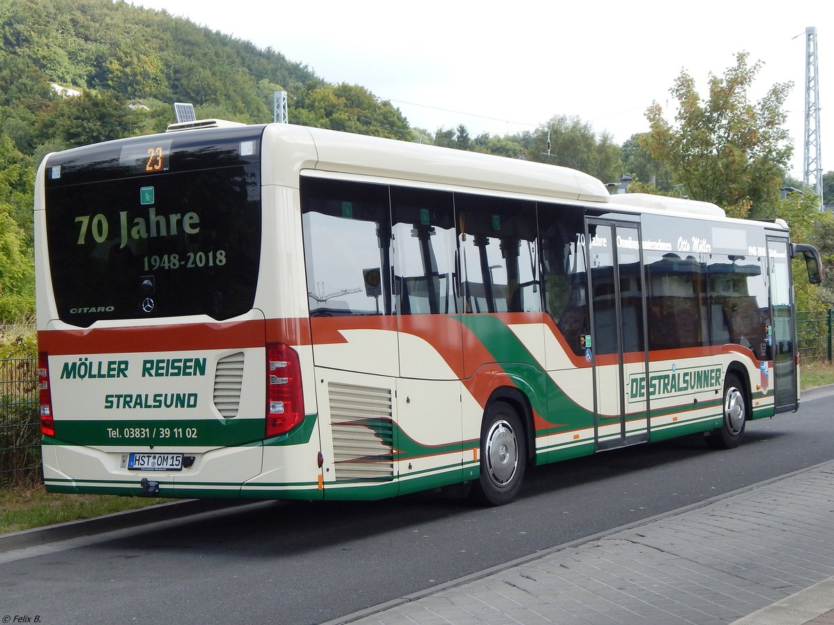 Mercedes Citaro III LE Ü von De Stralsunner aus Deutschland in Sassnitz am 14.08.2018