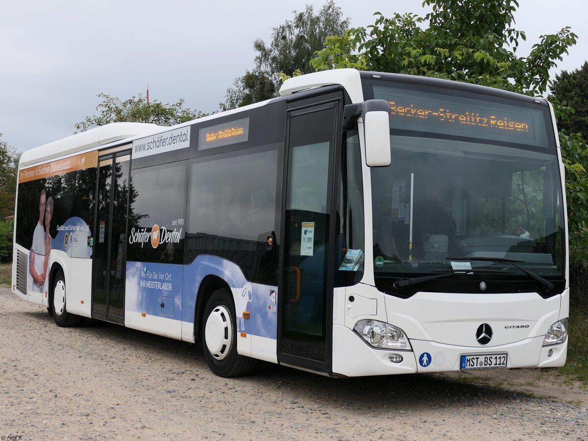 Mercedes Citaro III LE Ü von Becker-Strelitz Reisen aus Deutschland in Wesenberg am 11.09.2021