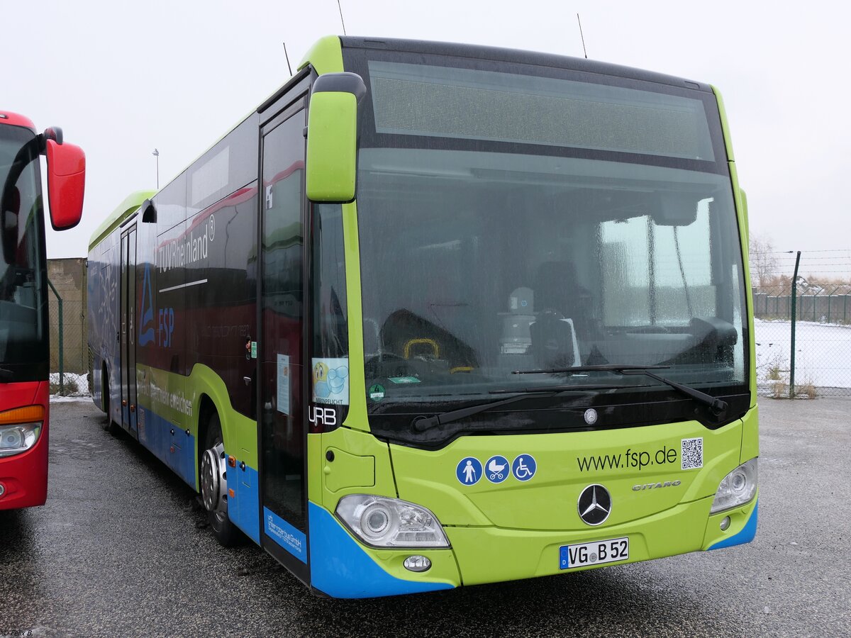 Mercedes Citaro III LE Ü von URB aus Deutschland (exex Bergkvarabuss - YEN235/Schweden, ex Norgesbuss - BT80690/Norwegen) in Ueckermünde am 12.12.2021