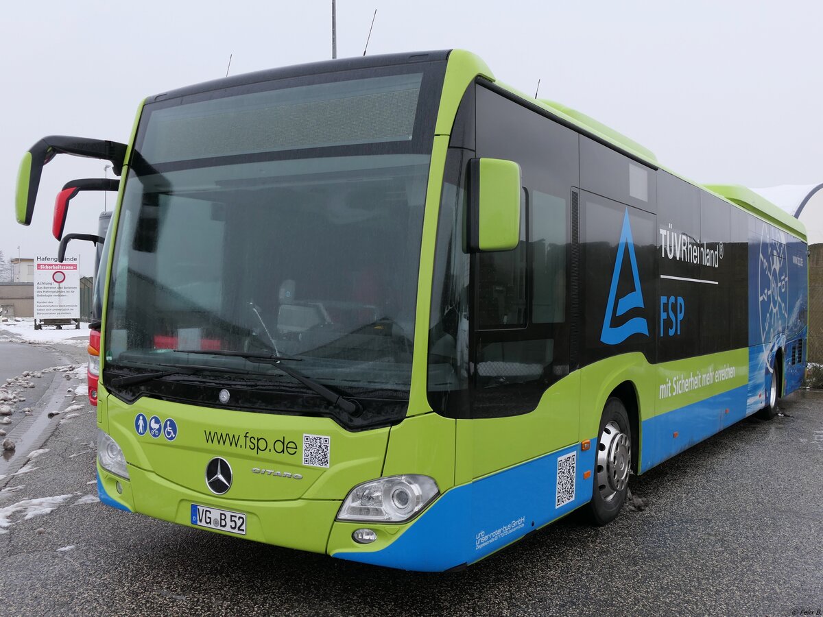 Mercedes Citaro III LE Ü von URB aus Deutschland (exex Bergkvarabuss - YEN235/Schweden, ex Norgesbuss - BT80690/Norwegen) in Ueckermünde am 12.12.2021