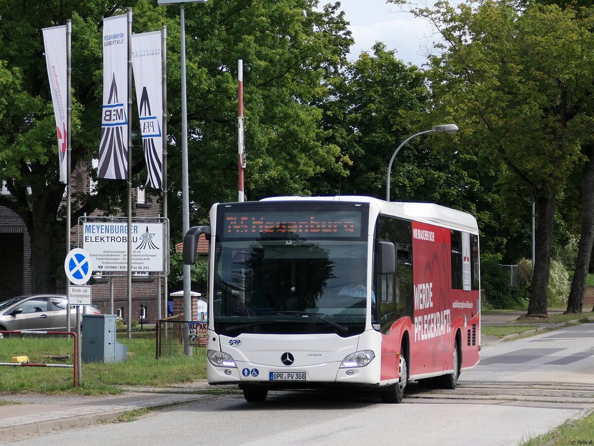 Mercedes Citaro III LE � der Ostprignitz-Ruppiner Personennahverkehrsgesellschaft mbH (ORP) in Meyenburg am 08.08.2024