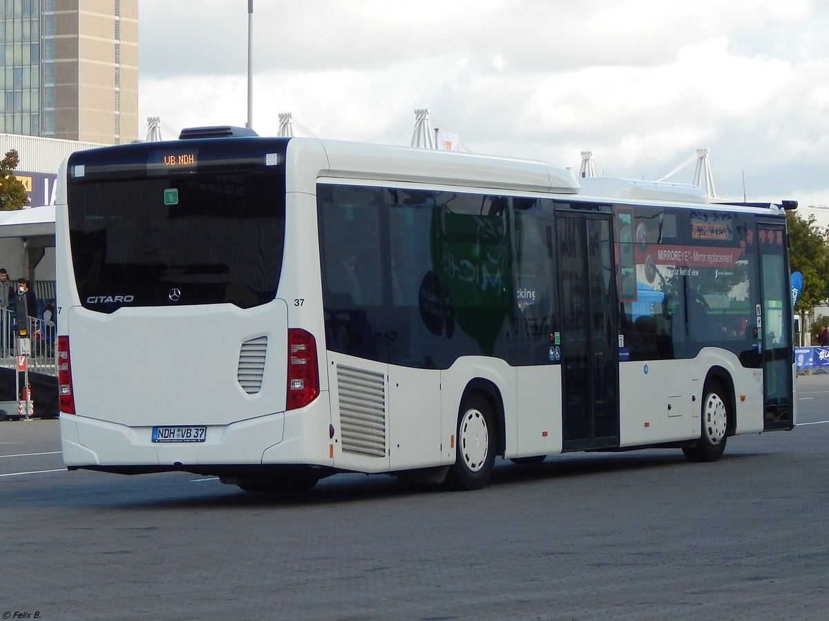 Mercedes Citaro III mit MirrorCam der Verkehrsbetriebe Nordhausen in Hannover am der IAA am 24.09.2018