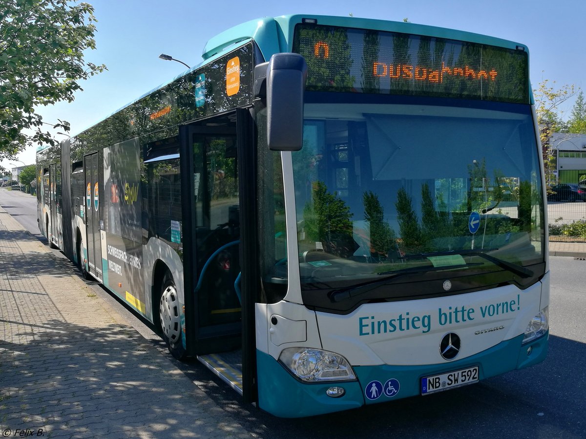 Mercedes Citaro III der Neubrandenburger Verkehrsbetriebe in Neubrandenburg am 19.05.2017