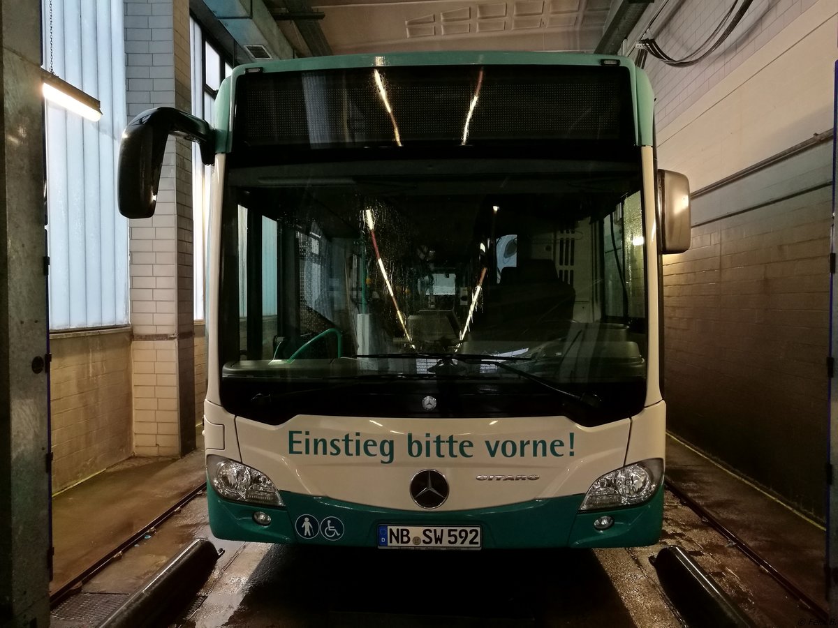 Mercedes Citaro III der Neubrandenburger Verkehrsbetriebe in Neubrandenburg am 22.09.2017