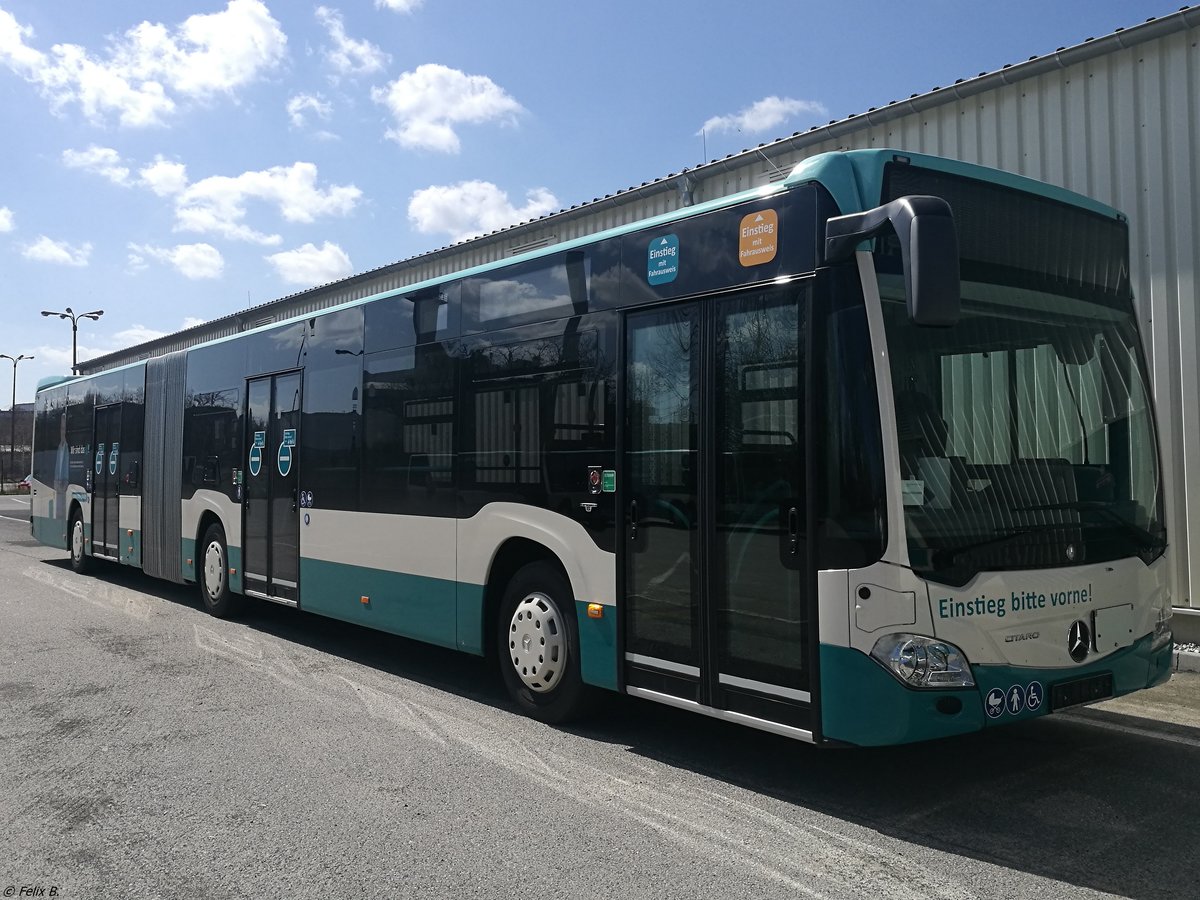 Mercedes Citaro III der Neubrandenburger Verkehrsbetriebe in Neubrandenburg am 17.04.2018