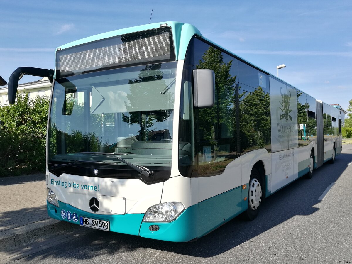 Mercedes Citaro III der Neubrandenburger Verkehrsbetriebe in Neubrandenburg am 14.06.2018