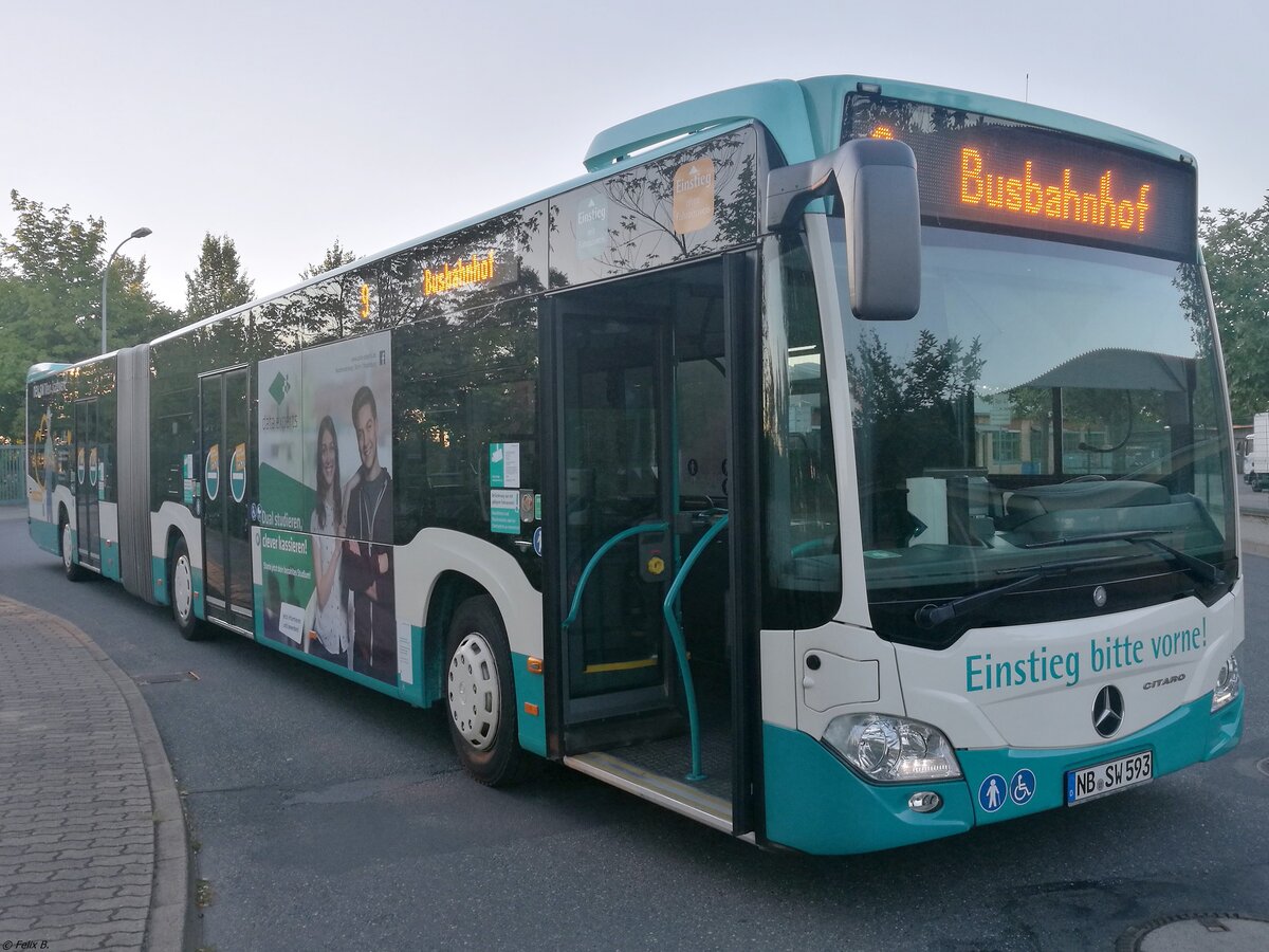 Mercedes Citaro III der Neubrandenburger Verkehrsbetriebe in Neubrandenburg am 03.07.2018